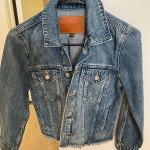 Lucky Brand denim jacket. Size XS. New.